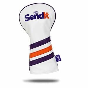 NEW BOGEY BROS send it golf driver headcover in white multi